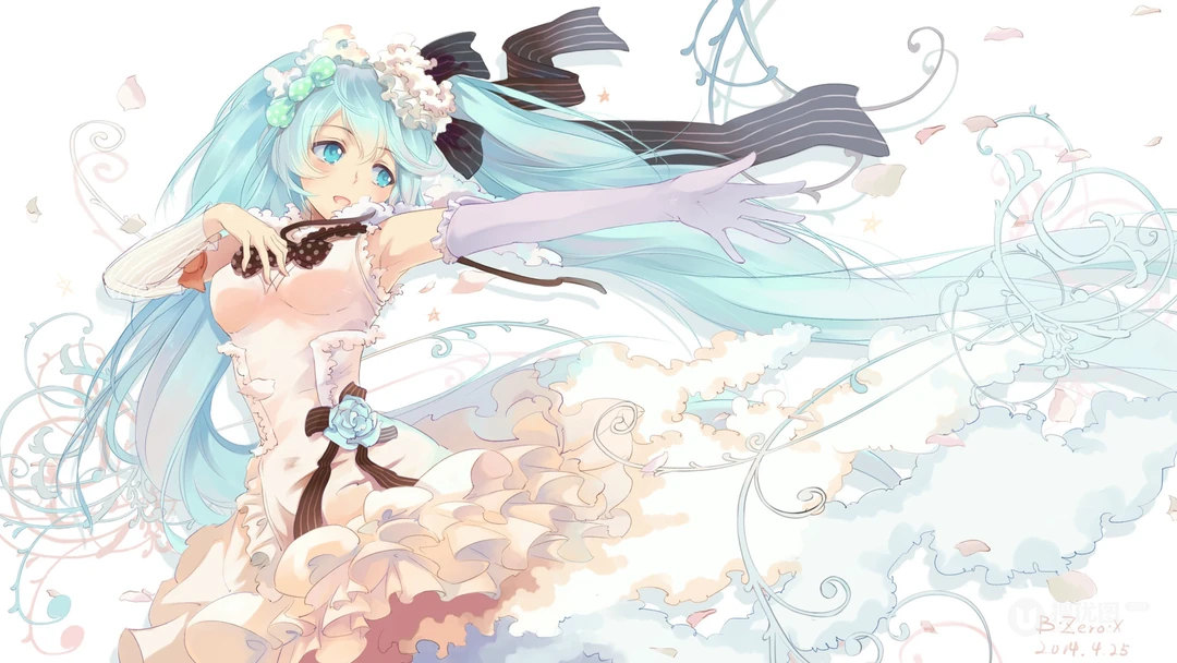 科幻感极强的动漫人物初音炫酷高清壁纸