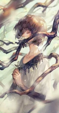 飘逸梦幻水彩风格CG插画美图，日本画师よしおか的作品