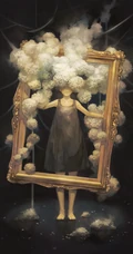 飘逸梦幻水彩风格CG插画美图，日本画师よしおか的作品