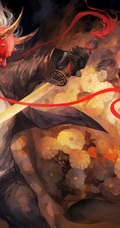 飘逸梦幻水彩风格CG插画美图，日本画师よしおか的作品