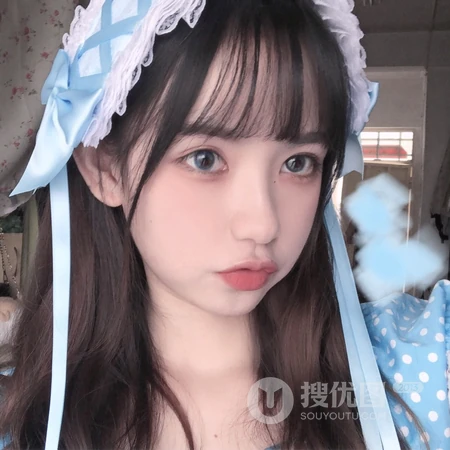 带小兔子耳朵睡衣帽的可爱少女头像图片4月10日推荐