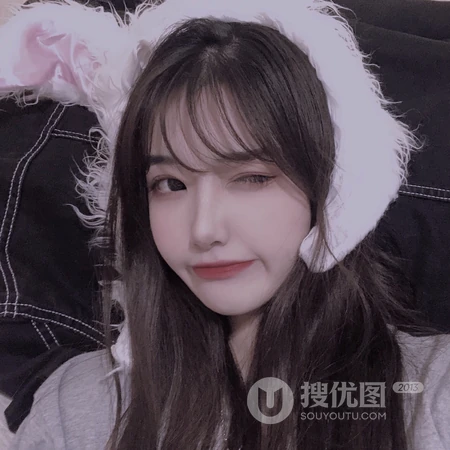 带小兔子耳朵睡衣帽的可爱少女头像图片4月10日推荐