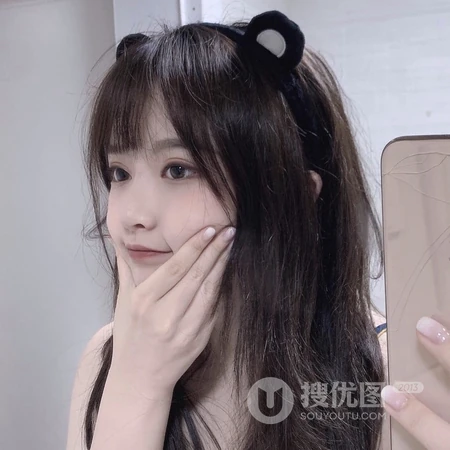 烟熏妆cosplay少女，浓妆打扮的少女头像图片