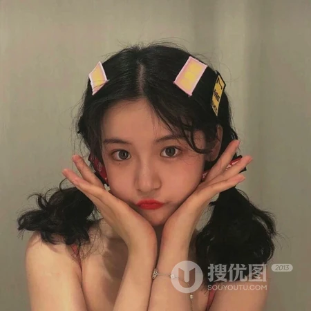 烟熏妆cosplay少女，浓妆打扮的少女头像图片