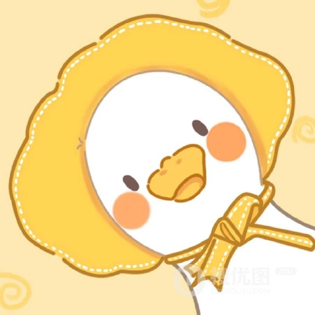 萌萌可爱的鹅大婶卡通头像图片