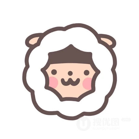 手绘可爱的短发齐刘海小女生头像图片
