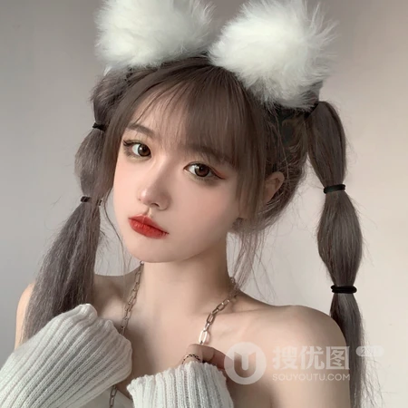 呆萌可爱的少女，爱搞怪的女生头像图片