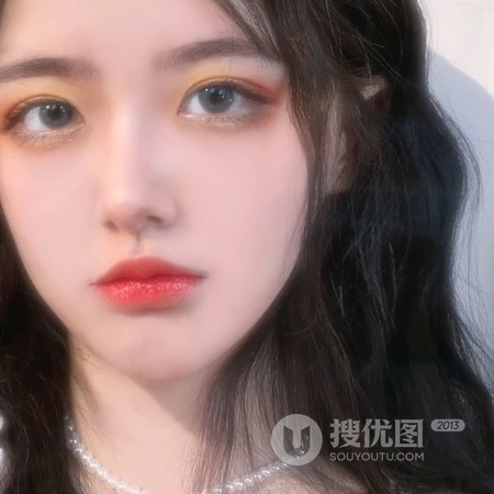 长发知性女生，时尚酷女生头像图片