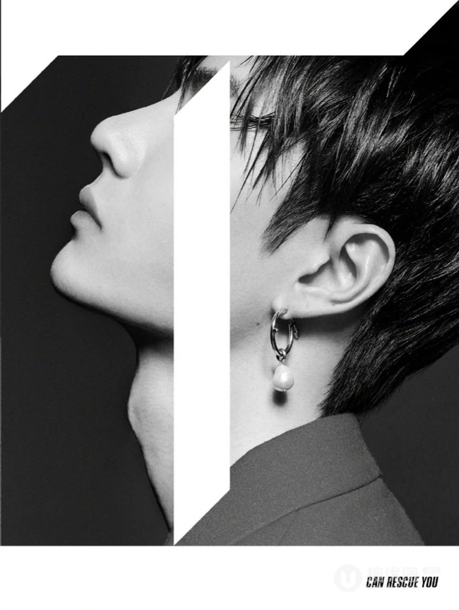 王一博温柔时髦湿发发型登《T Magazine》杂志写真封面图片