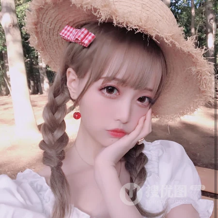 大辫子金发非主流少女头像图片套图