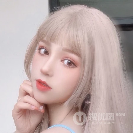 大辫子金发非主流少女头像图片套图