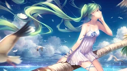 日本虚拟二次元歌手人物初音未来高清壁纸4月11日推荐