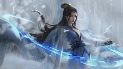 女法师，剑客手绘动漫插画高清电脑壁纸