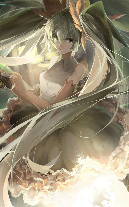 二次元女生初音未来唯美插画图片鉴赏4月11日