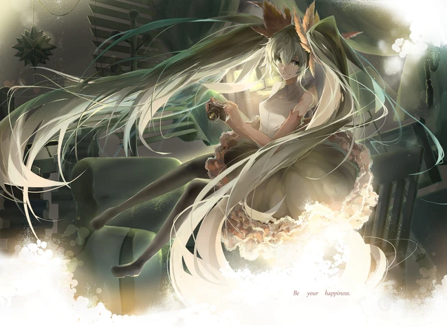 二次元女生初音未来唯美插画图片鉴赏4月11日