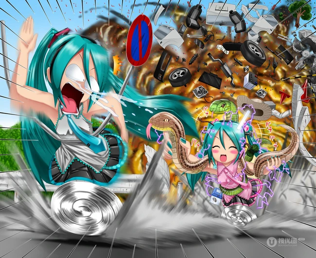二次元女生初音未来唯美插画图片鉴赏4月11日