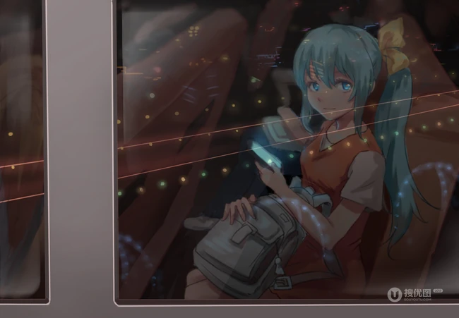 二次元女生初音未来唯美插画图片鉴赏4月11日