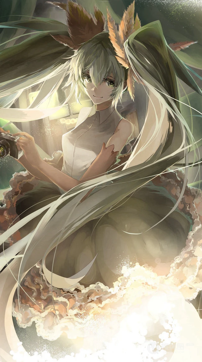 二次元女生初音未来唯美插画图片鉴赏4月11日