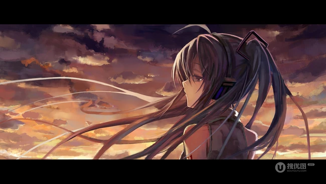 二次元女生初音未来唯美插画图片鉴赏4月11日