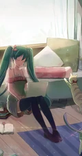 二次元女生初音未来唯美插画图片鉴赏4月11日