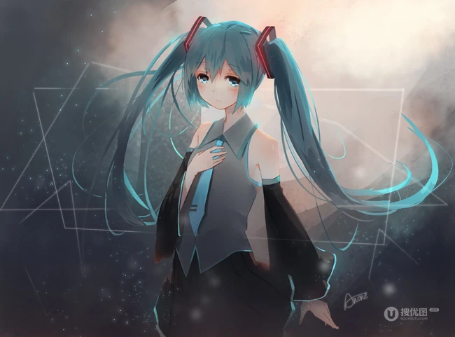 二次元虚拟人物初音未来插画鉴赏4月11日推荐二