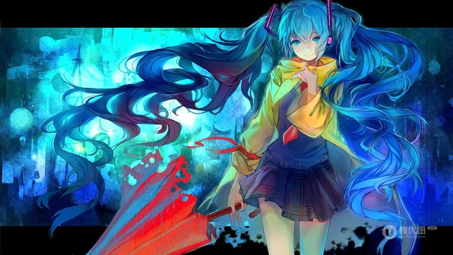 二次元虚拟人物初音未来插画鉴赏4月11日推荐二