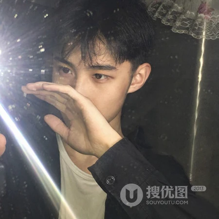 冷酷帅气的男生侧脸头像图片