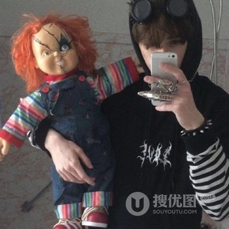 欧美霸气的非主流帅哥，冷酷的纹身欧美型男头像图片