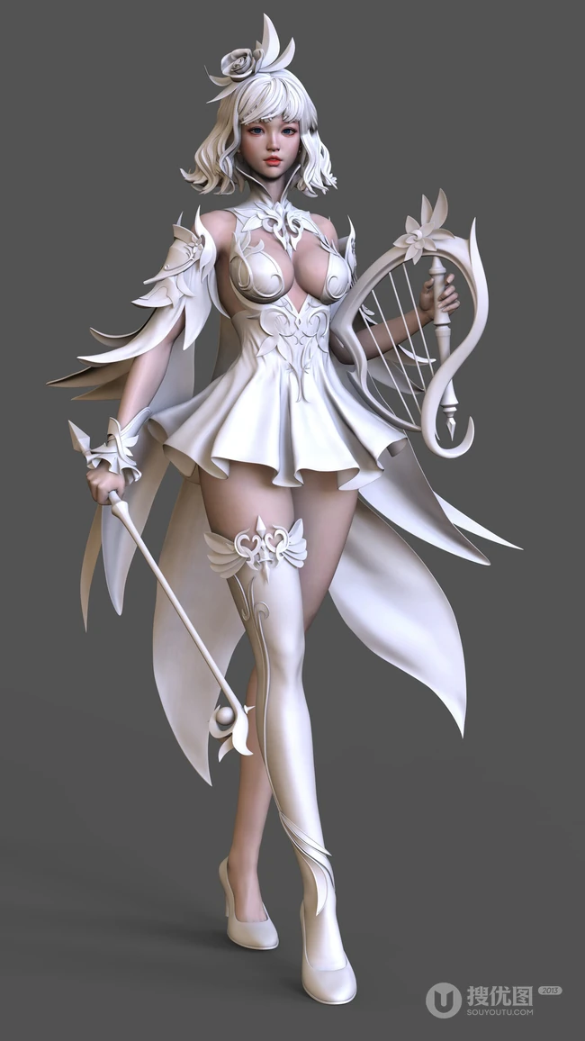 古代帅气女战士，拿剑的美女侠客，法师等CG美女手机壁纸