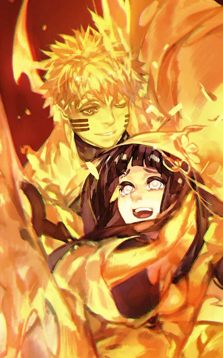 动漫《火影忍者》主角漩涡鸣人高清插画鉴赏