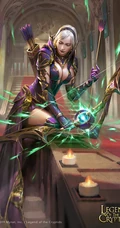 欧美古代动漫女弓箭手，女法师，战士动漫手绘壁纸