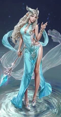 欧美古代动漫女弓箭手，女法师，战士动漫手绘壁纸