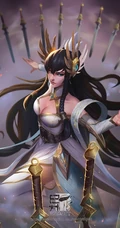 唯美古风凤求凰古代美人手绘高清手机壁纸