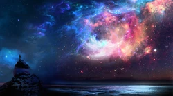 炫丽唯美的宇宙星云，神奇浩瀚的宇宙桌面壁纸图片