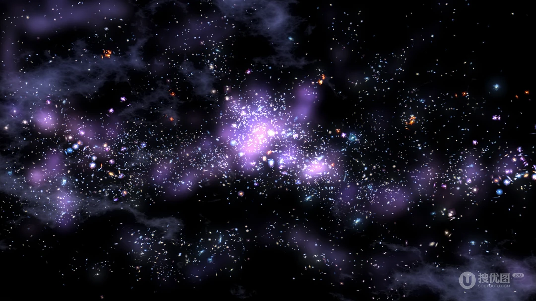 炫丽唯美的宇宙星云，神奇浩瀚的宇宙桌面壁纸图片