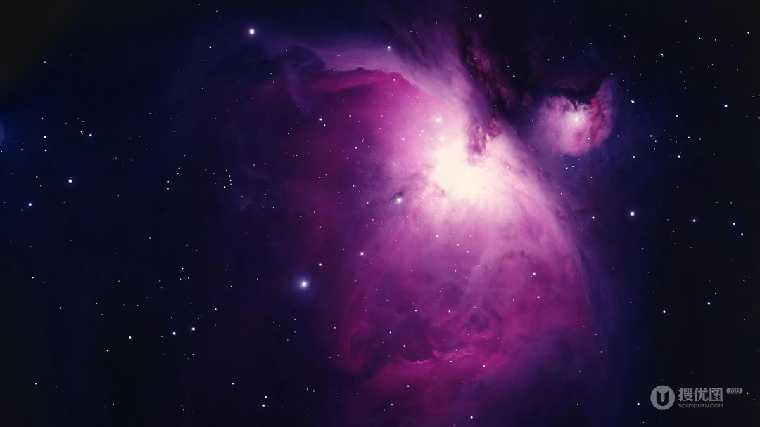 炫丽唯美的宇宙星云，神奇浩瀚的宇宙桌面壁纸图片