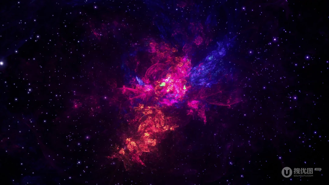 炫丽唯美的宇宙星云，神奇浩瀚的宇宙桌面壁纸图片
