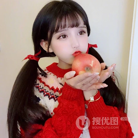 欧美公主装可爱大辫子女生cosplay个性头像图片