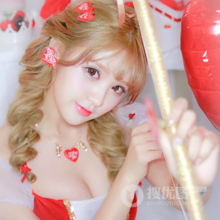 欧美公主装可爱大辫子女生cosplay个性头像图片