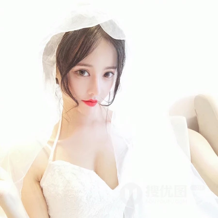 美丽姑娘嫁人啦，高颜值女生婚纱摄影头像图片
