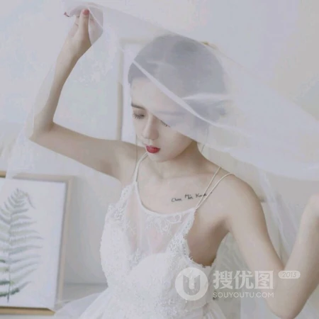 美丽姑娘嫁人啦，高颜值女生婚纱摄影头像图片