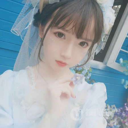 美丽姑娘嫁人啦，高颜值女生婚纱摄影头像图片