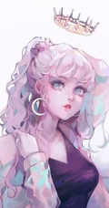 插画师动漫女性角色手绘图片，画面太唯美