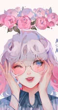 插画师动漫女性角色手绘图片，画面太唯美