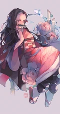 插画师动漫女性角色手绘图片，画面太唯美