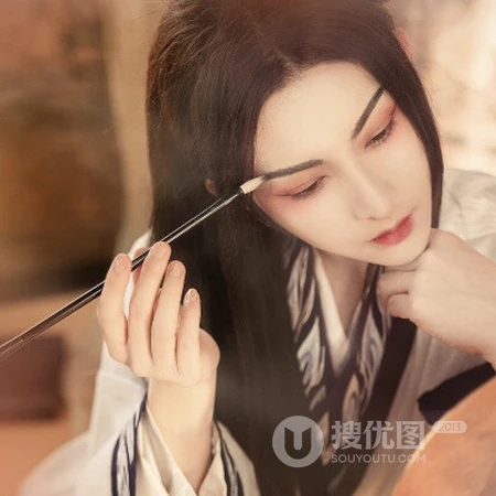 抖音最火女观音男模古代美男主题摄影QQ头像