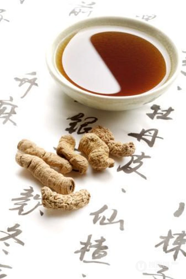 冬虫夏草图片，长在土里新鲜的冬虫夏草花唯美图片