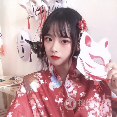 日式和服cosplay小姐姐QQ头像4月14日推荐