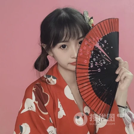 日式和服cosplay小姐姐QQ头像4月14日推荐