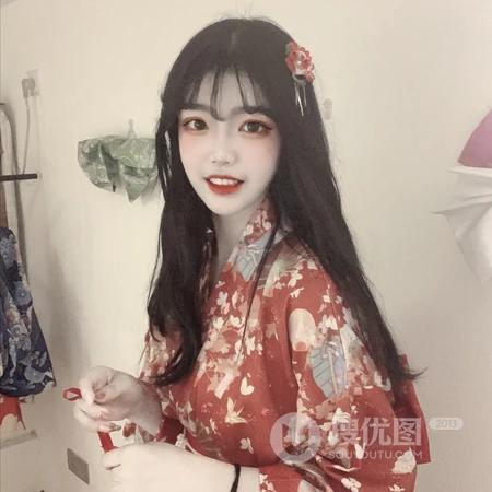 日式和服cosplay小姐姐QQ头像4月14日推荐